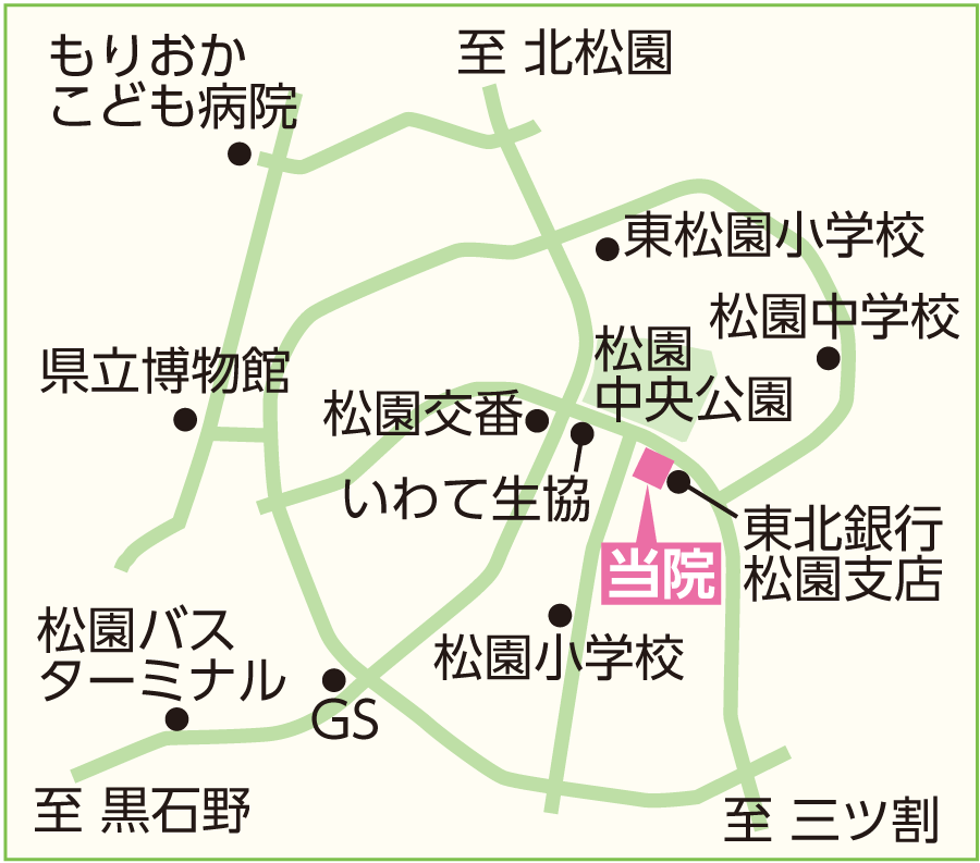 ヒロバランスクリニック地図