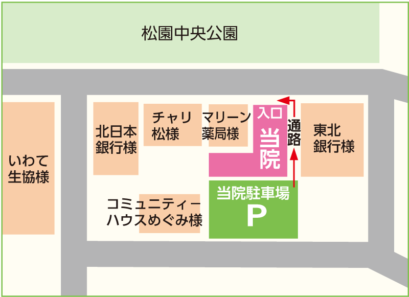 駐車場の地図